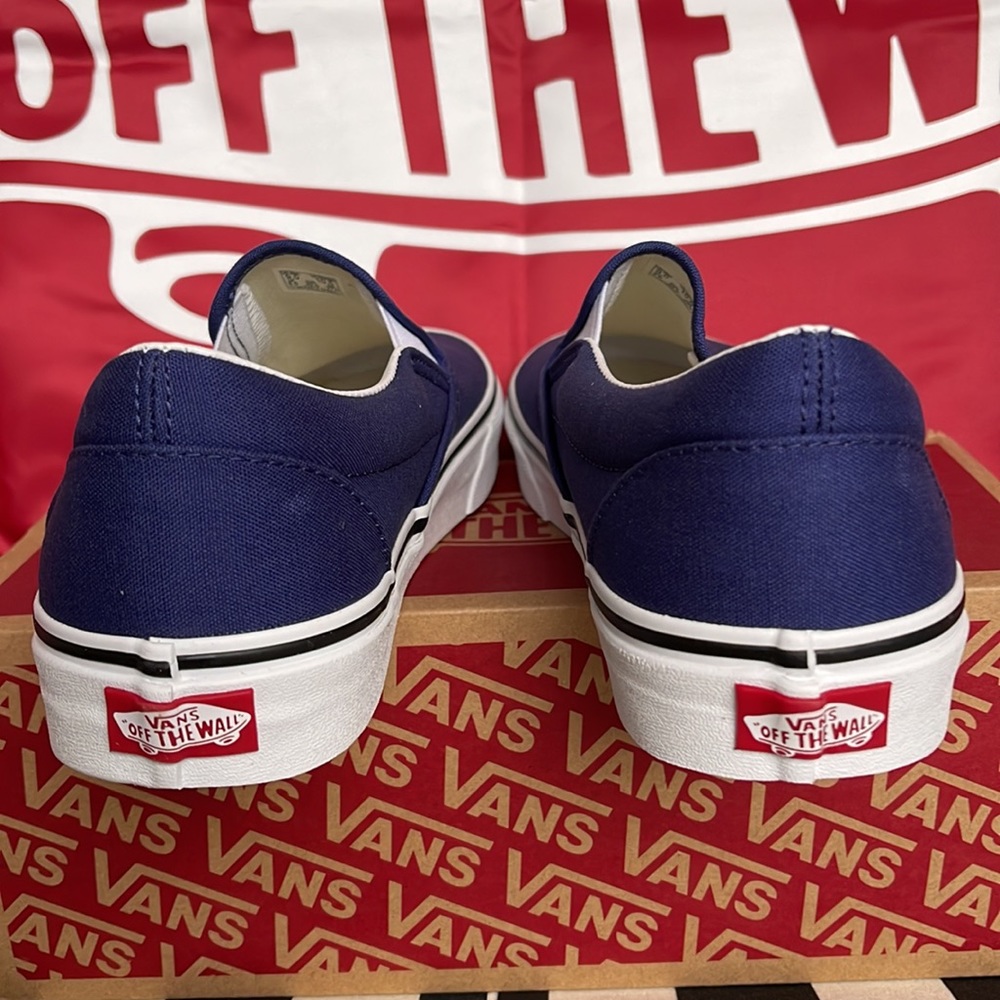 Vans Classic Slip On Twilight Blue/True White Men’s sneakers - Picture 14 of 16